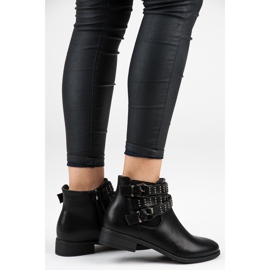 Seastar Schwarze Chelsea Boots mit Schnallen 1