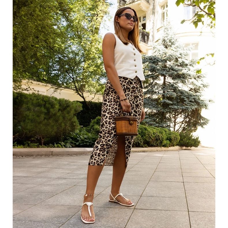 Weiße Sandalen aus Rabina-Öko-Leder 2