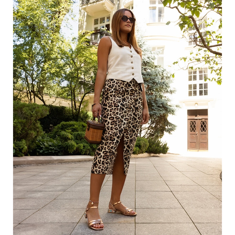 Rosa Rababa-Sandalen mit niedrigem Absatz 1