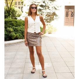 Beigefarbene Öko-Ledersandalen von Nashida 2