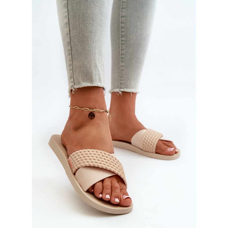 Flache Damen-Flip-Flops 83244 Ipanema Street Ii Fem Beige 2