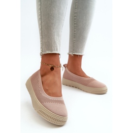 Damen-Slip-on-Plateau-Sneaker in Rosa von Pimadea 2