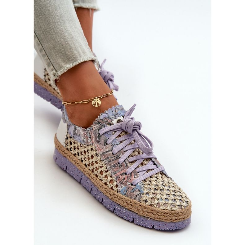 Damen-Lederschuhe Maciejka 05897-05 Lila violett 2