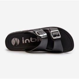 Bequeme Damen-Flip-Flops mit Schnallen Inblu CP000034 Schwarz 1
