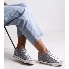 Schwarze, glänzende Jadwa-High-Top-Sneaker 1