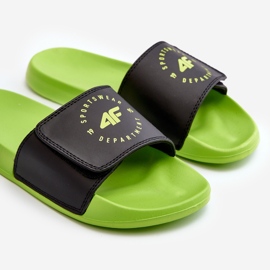Flip-Flops für Jungen 4FJMM00FFLIM043-72N Schwarz-Grün 1