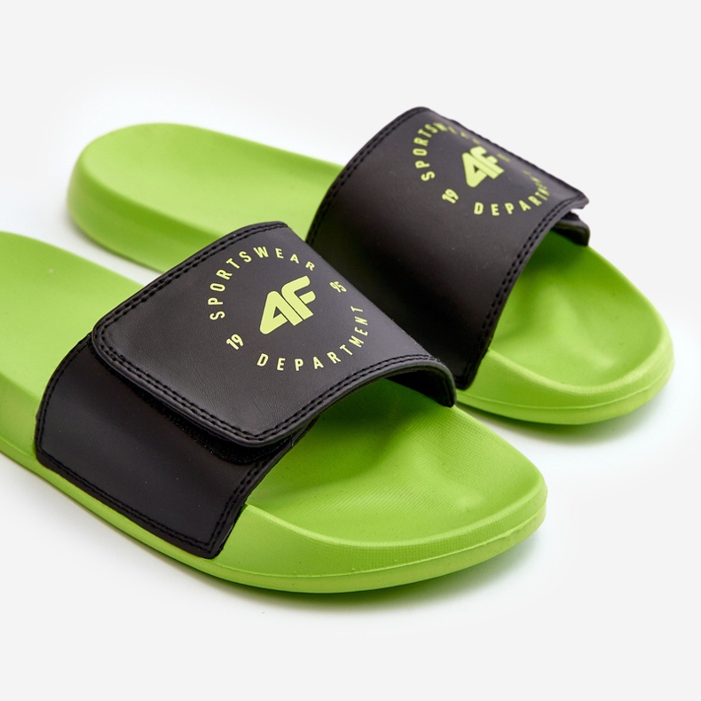 Flip-Flops für Jungen 4FJMM00FFLIM043-72N Schwarz-Grün 1