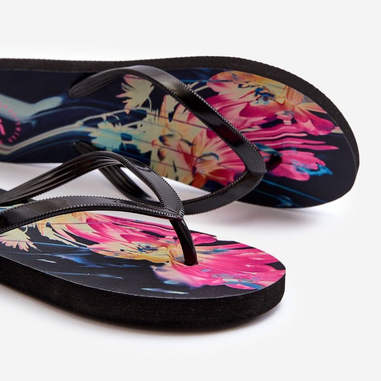 Gemusterte Damen-Flip-Flops Flip-Flops 4FRMM00FFLIF138-90S Mehrfarbig 2