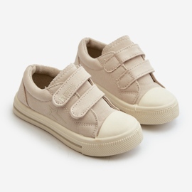 Kinder-Sneaker mit Klettverschluss Big Star NN374112 Beige 1