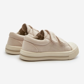 Kinder-Sneaker mit Klettverschluss Big Star NN374112 Beige 2
