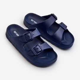 Leichte Jungen-Flip-Flops aus Schaumstoff mit Schnallen, marineblaues Adirnaca 2