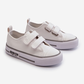 Kinder-Sneaker mit Klettverschluss Big Star LL374016 Weiß 1