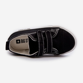 Kinder-Sneaker mit Klettverschluss Big Star LL374015 Schwarz 2