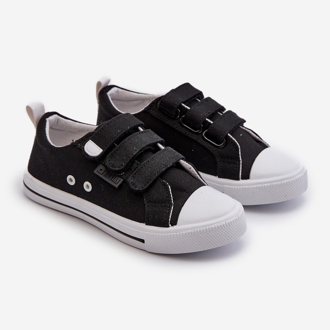 Kinder-Sneaker mit Klettverschluss Big Star NN374118 Schwarz 1