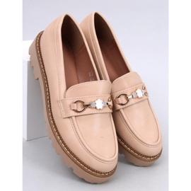 Nivetti Beige Plateau-Loafer 1