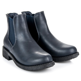 Licean Marineblaue Chelsea-Stiefel für den Herbst 1