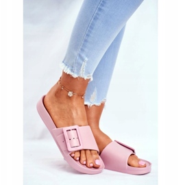 Damen Hausschuhe Big Star mit Schnalle Rosa FF274A387 1