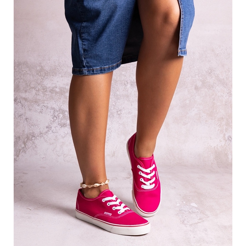 Rosa klassische Erla-Sneaker 1