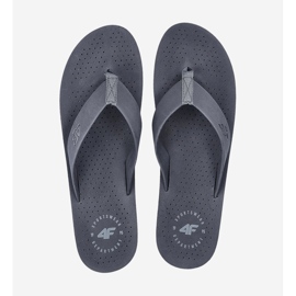 Herren-Flip-Flops 4FRMM00FFLIM139-22S Graphit grau 1