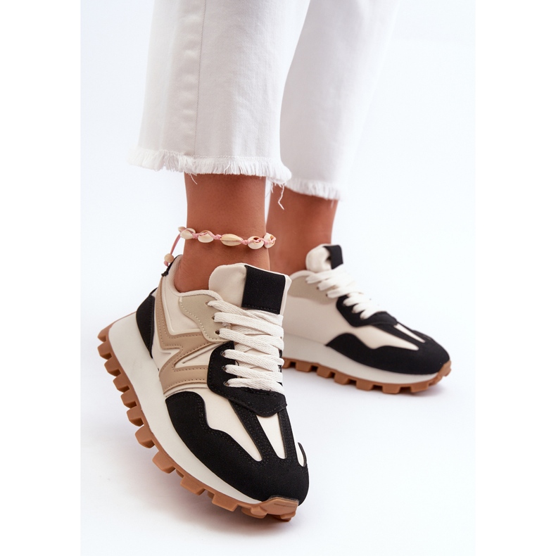 Schwarze Kalelia Sportschuhe für Damen 2