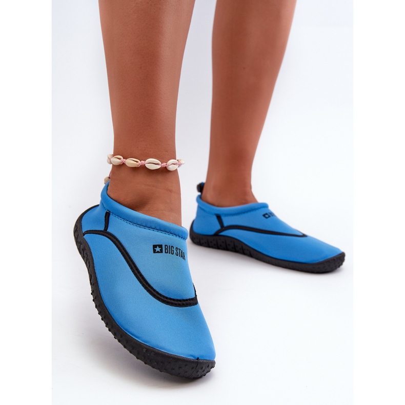 Wasserschuhe für Damen, Blau, Big Star NN274A802 2