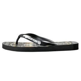 Philipp Plein M IMPS901 Herren-Flip-Flops schwarz 2