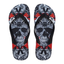 Pliant Philipp Plein IMPS900 Herren-Flip-Flops schwarz 2