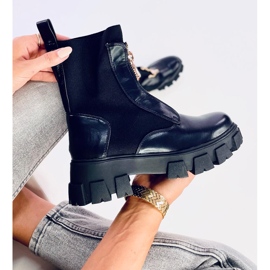 Stiefel mit Sockenobermaterial Ragna Black schwarz 1