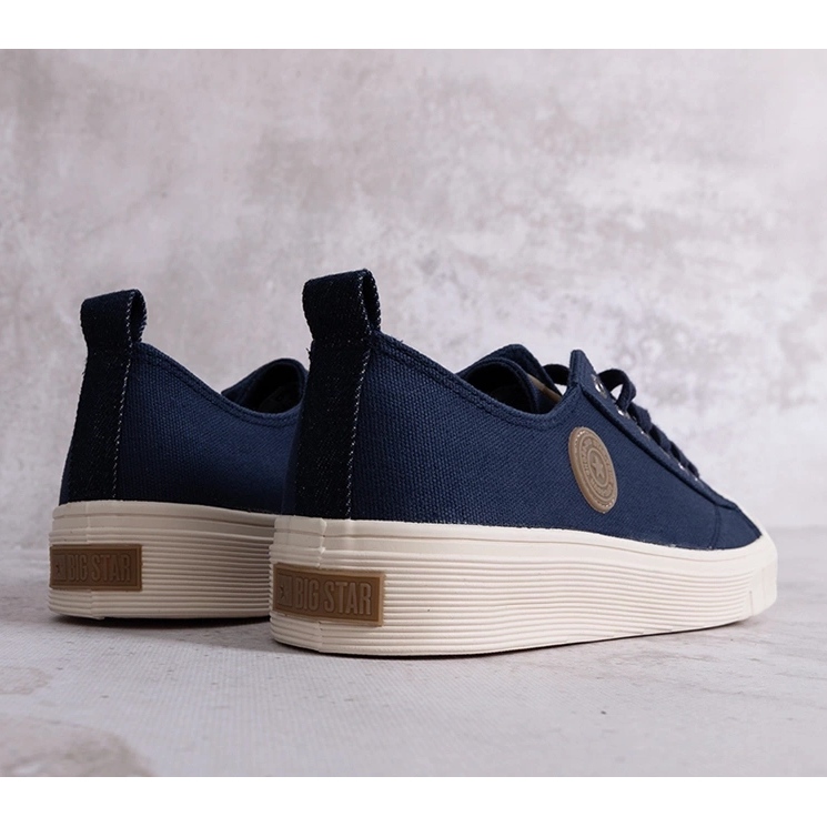 Marineblaue Sneakers Big Star LL174018 403 1