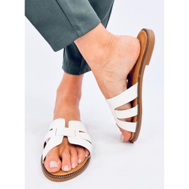 Charnes Weiße Damen-Flip-Flops 2