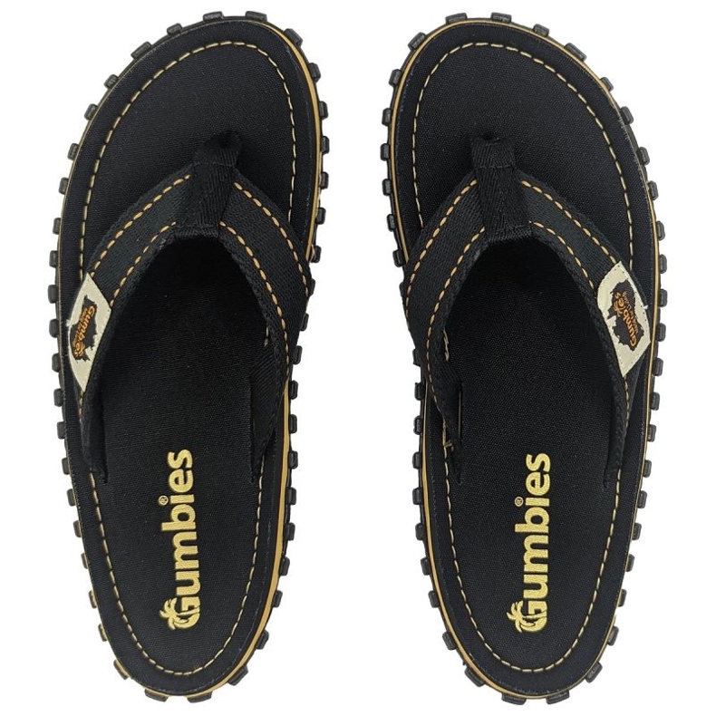 Gumbies Islander Flip-Flops Klassische Flip-Flops GU-FFISL117 schwarz 1