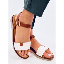 Almera Weiße Damensandalen 1