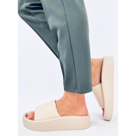 Weiche Damenhausschuhe Fontes Beige 2