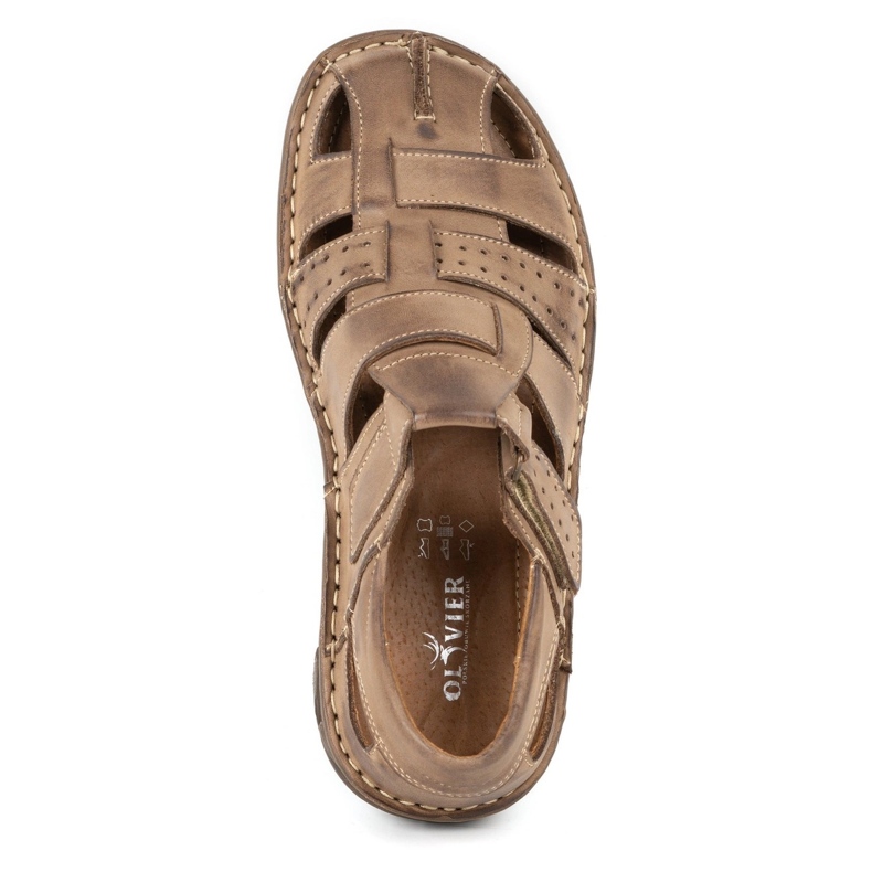 Olivier Herrensandalen 467 Braun 5