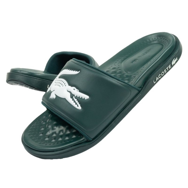 Lacoste Croco Dualiste Flip-Flops 202D2 743CMA00202D2 grün 1