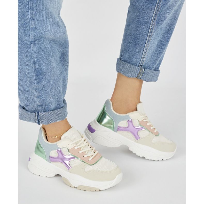 Seastar Mehrfarbige Damen-Sneaker beige 2