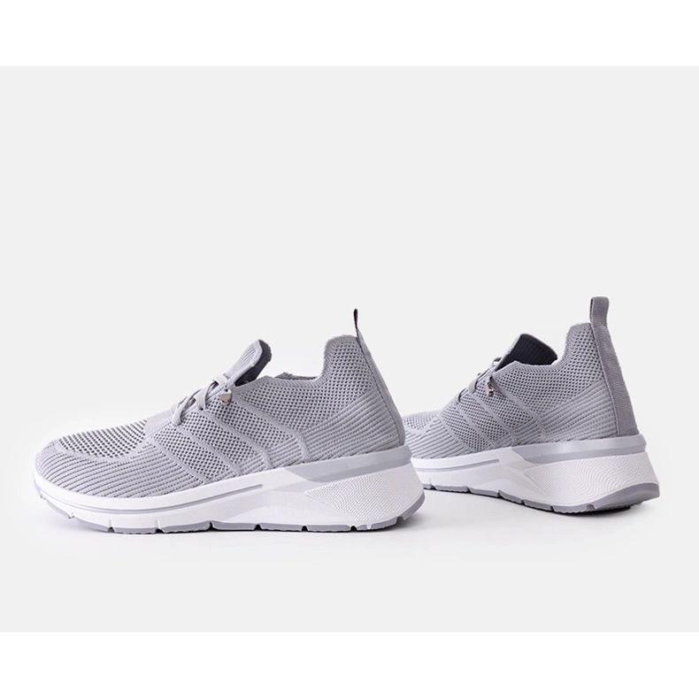 Graue Gaberla-Slip-On-Sneaker 1