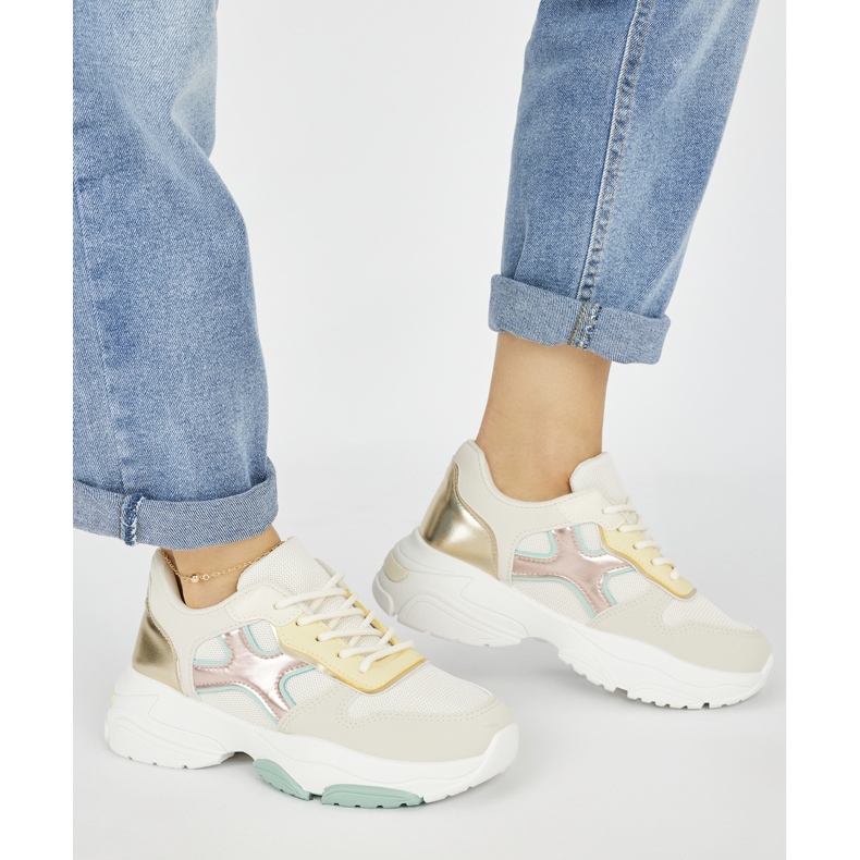 Seastar Goldene Damen-Sneaker beige 2