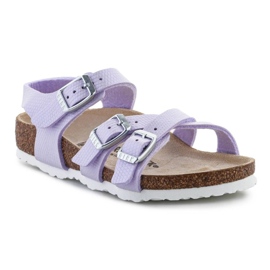 Birkenstock Kumba Shiny Lizard Sandalen 1026907 violett 1
