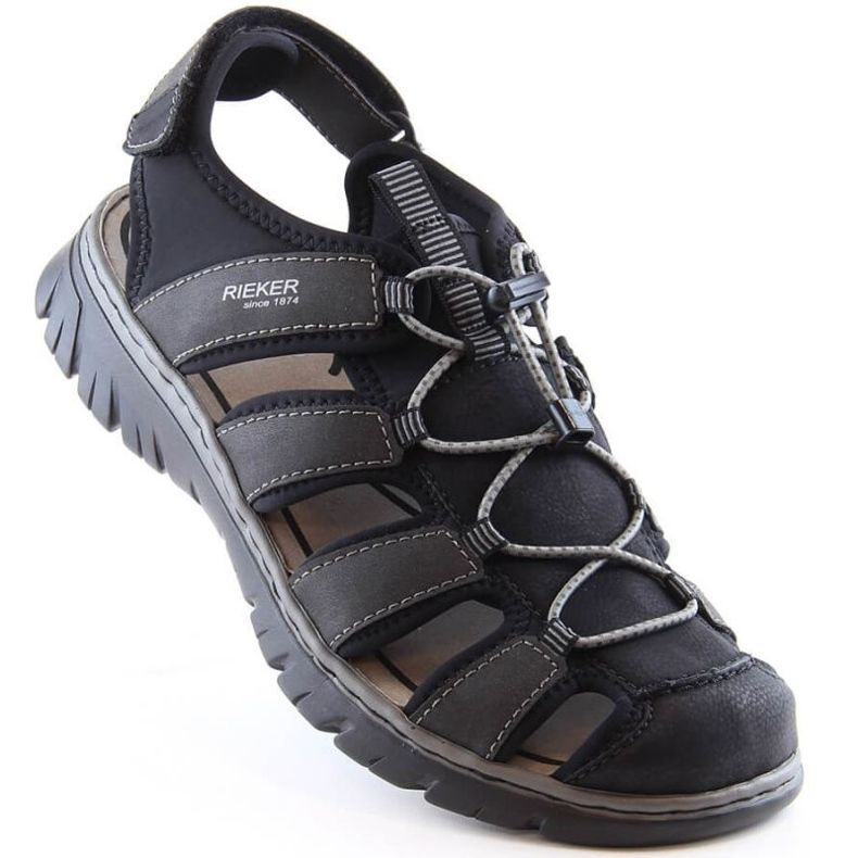 Rieker geschlossene Sandalen 26770-00 RKR584 schwarz 1