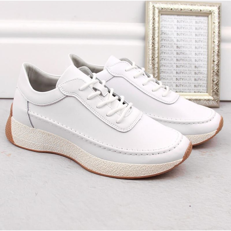 Sergio Leone SP013 SK432D Sportschuhe weiß 2