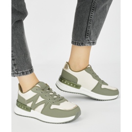 Grüne bequeme Damen-Sneaker 2
