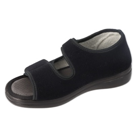 Befado Dr. Orto betwado Männerklett Sandalen 070m001 schwarz 1