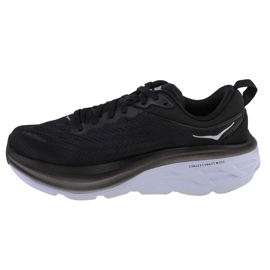 Hoka Bondi 8 Schuhe 1127952-BWHT schwarz 1