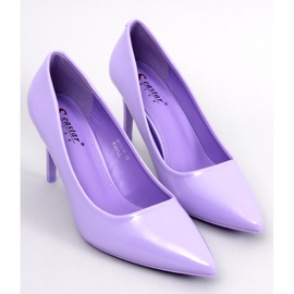 Charlotte Lila lackierte Stiletto-Pumps violett 1