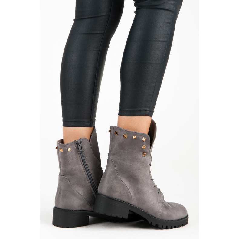 Bestelle Wildleder Arbeiter grau 1