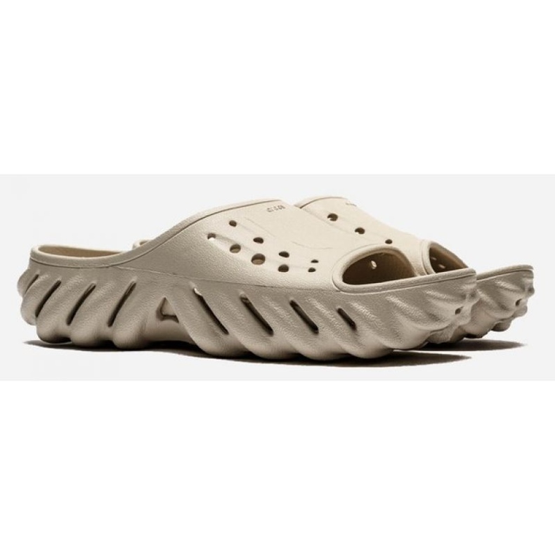 Crocs Echo Slide Elephant 208170-160 Flip-Flops beige 1