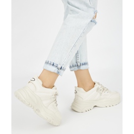 Beigefarbene Damen-Sneaker 2