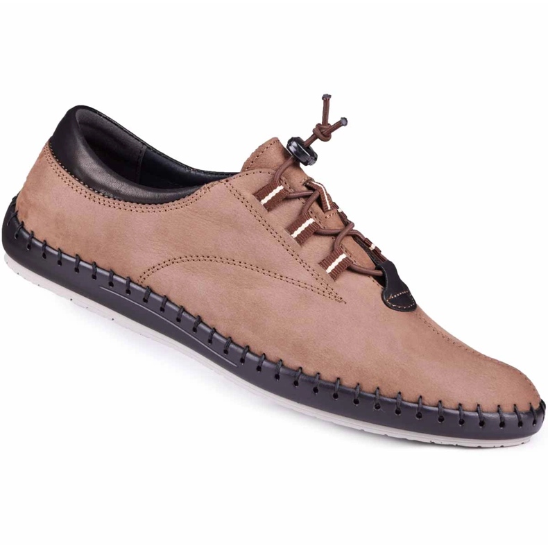 Kampol Freizeitschuhe Herren 337 / OL braun beige 1