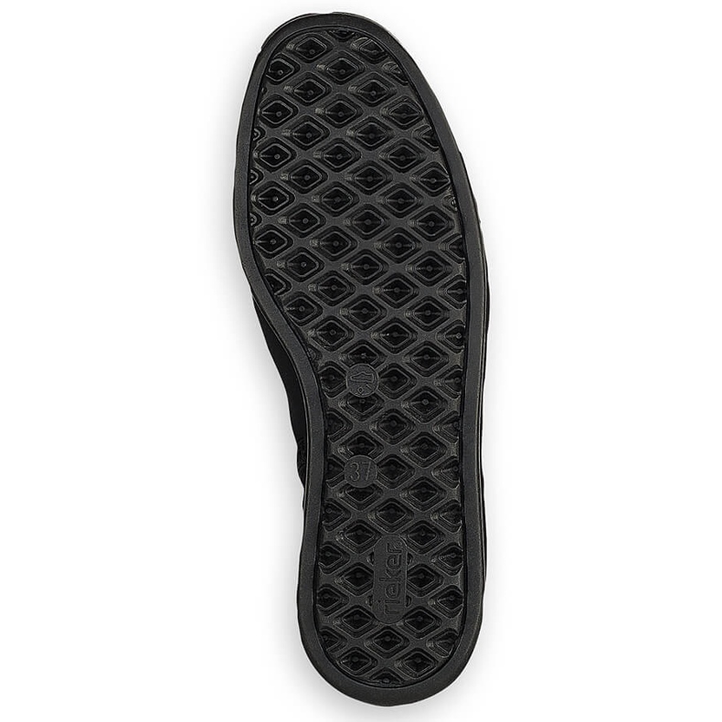 Schwarzer Rieker 98251-00 isolierter Damenstiefel 2